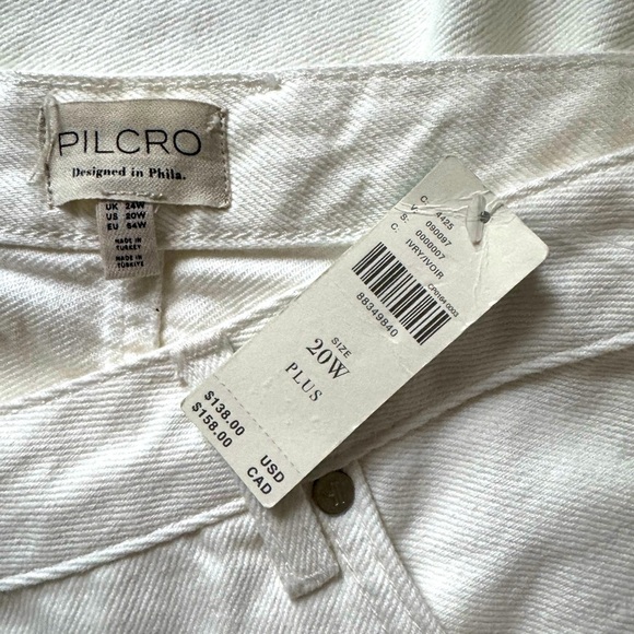 NWT Size 20W - The Madi Front-Slit Denim Skirt by Pilcro - Picture 16 of 16